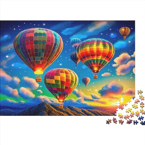 Hot Air Balloon Puzzle 1000 Teile Puzzles Für Erwachsene Klassische Puzzles 1000 Teile Erwachsene 1000pcs (75x50cm) von HITBOD