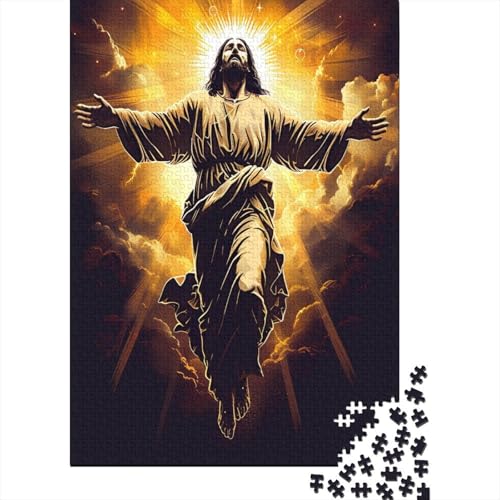 Jesus Puzzle 1000 Teile Puzzles Für Erwachsene Lernspiel Herausforderungsspielzeug 1000-teilige Puzzlespiel Für Puzzel 1000pcs (75x50cm) von HITBOD