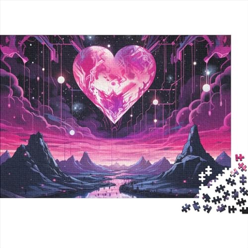 Liebe Puzzlespiel 1000 Teile Erwachsene -Puzzle 1000 Stück Spiel Puzzles Für Erwachsene Kinder Puzzle Erwachsenen Puzzlespiel Puzzel 1000pcs (75x50cm) von HITBOD