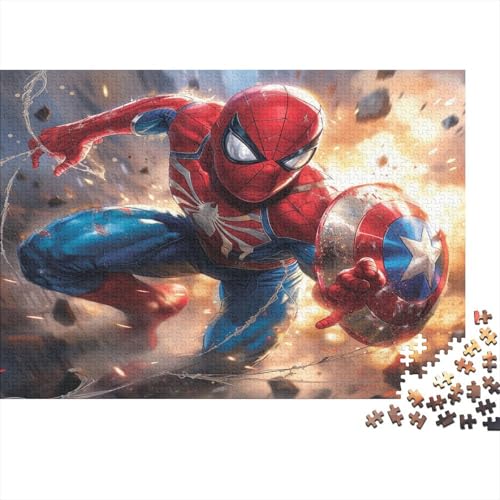 Marvel -Comics Puzzle 1000 Teile Erwachsener Kniffel Spaß Für Die Ganze Familie - Abwechslungsreiche 1000 Puzzleteilige Motive Puzzlespiel Erwachsene Puzzel 1000pcs (75x50cm) von HITBOD