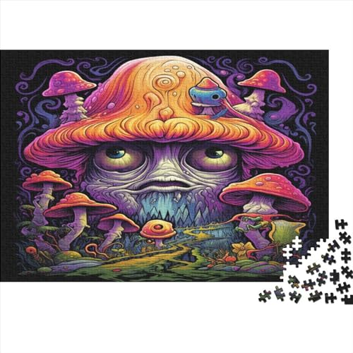 Mushroom Elf Puzzle 1000 Teile Erwachsener Kniffel Spaß Für Die Ganze Familie - Abwechslungsreiche 1000 Puzzleteilige Motive Puzzlespiel Erwachsene Puzzel 1000pcs (75x50cm) von HITBOD