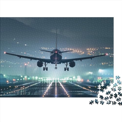 Passagierflugzeug Puzzlespiel 1000 Teile Erwachsene -Puzzle 1000 Stück Spiel Puzzles Für Erwachsene Kinder Puzzle Erwachsenen Puzzlespiel Puzzel 1000pcs (75x50cm) von HITBOD