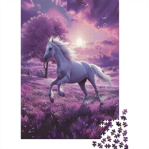 Pferd Puzzle 1000 Teile,Puzzle Für Erwachsene,Impossible Puzzle,GesKükenlichkeitsspiel Für Die Ganze Familie,Puzzle Legespiel-Erwachsenenpuzzle Puzzel 1000pcs (75x50cm) von HITBOD