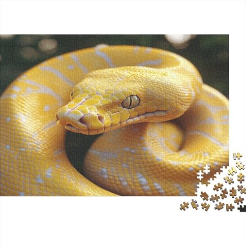 Python 1000 Teile Puzzle Für Erwachsene,Hochwertige Recycelbare MateriAußerirdische Und Druck Puzzlespiel,Familienspiel,Geschenk Puzzel 1000pcs (75x50cm) von HITBOD