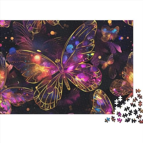 Schmetterling Puzzle 1000 Teile Erwachsener Kniffel Spaß Für Die Ganze Familie - Abwechslungsreiche 1000 Puzzleteilige Motive Puzzlespiel Erwachsene Puzzel 1000pcs (75x50cm) von HITBOD