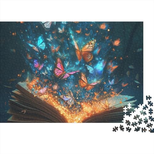 Schmetterling Puzzlespiel Erwachsene 1000 Teile Erwachsenen Puzzlespiel Puzzel 1000pcs (75x50cm) von HITBOD