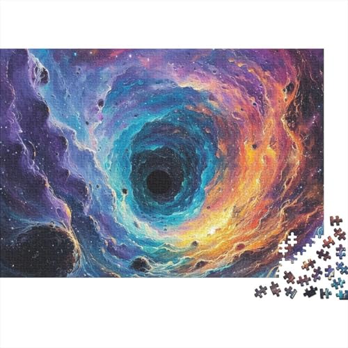 Schwarzes Loch Puzzle 1000 Teile Erwachsener Kniffel Spaß Für Die Ganze Familie - Abwechslungsreiche 1000 Puzzleteilige Motive Puzzlespiel Erwachsene Puzzel 1000pcs (75x50cm) von HITBOD