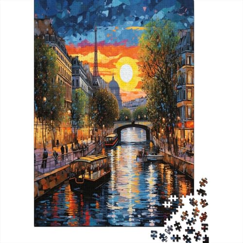 Stadtbildarchitektur Puzzlespiel Erwachsene 1000 Teile Erwachsenen Puzzlespiel Puzzel 1000pcs (75x50cm) von HITBOD