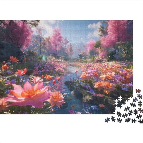 Sweet Landscape Puzzle 1000 Teile Erwachsener Kniffel Spaß Für Die Ganze Familie - Abwechslungsreiche 1000 Puzzleteilige Motive Puzzlespiel Erwachsene Puzzel 1000pcs (75x50cm) von HITBOD