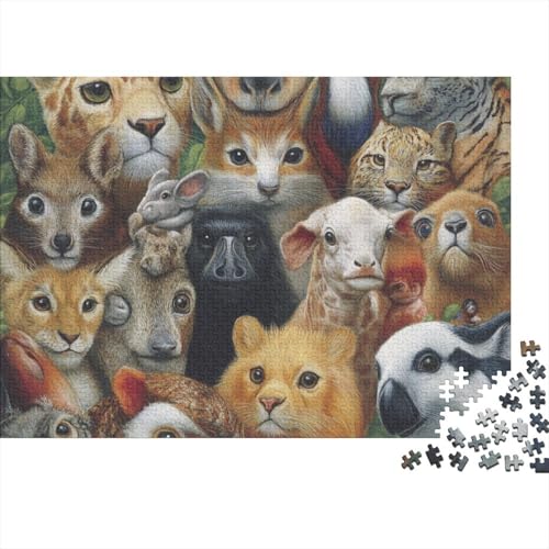 Tierrätsel Puzzle 1000 Teile Erwachsener Kniffel Spaß Für Die Ganze Familie - Abwechslungsreiche 1000 Puzzleteilige Motive Puzzlespiel Erwachsene Puzzel 1000pcs (75x50cm) von HITBOD