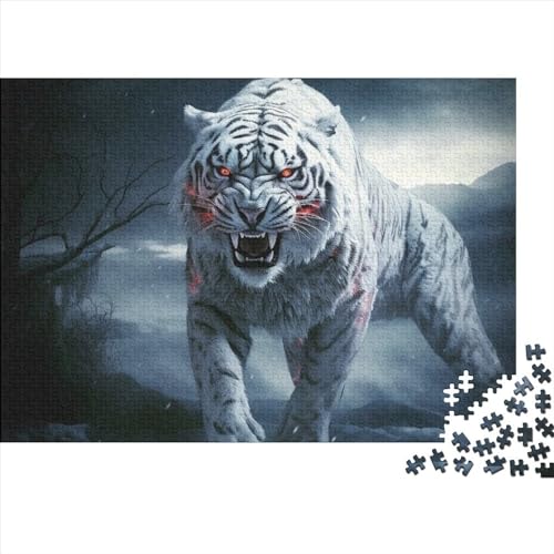 Tiger Puzzle 1000 Puzzle Home DekoRatteion Puzzle,Erwachsenenpuzzle Puzzel 1000pcs (75x50cm) von HITBOD