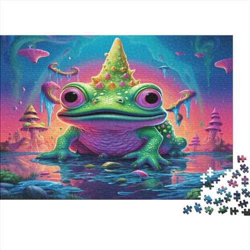 Toad Puzzle 1000 Teile,Puzzle Für Erwachsene,Impossible Puzzle,Puzzle Farbenfrohes Legespiel,GesKükenlichkeitsspiel Für Die Ganze Familie Puzzel 1000pcs (75x50cm) von HITBOD