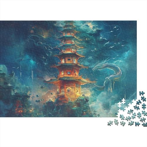 Turm Puzzlespiel Erwachsene 1000 Teile Erwachsenen Puzzlespiel Puzzel 1000pcs (75x50cm) von HITBOD