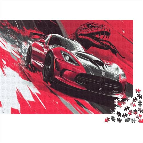 Viper 1000 Stück Puzzles Für Erwachsene Teenager Stress Abbauen Familien-Puzzlespiel Mit Poster in 1000-teiliges Puzzle Kinder Lernspiel Spielzeug Geschenk Puzzel 1000pcs (75x50cm) von HITBOD