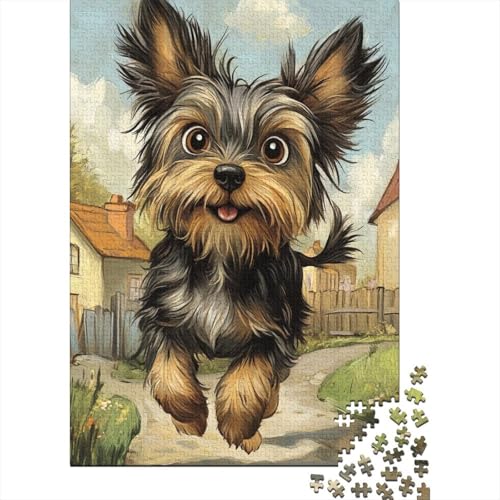 Yorkshire Terrier 1000 Teile Puzzle,Puzzles Für Erwachsene,1000 Teile Puzzlespiel Für Jugendliche & Erwachsene Puzzlespiel Puzzel 1000pcs (75x50cm) von HITBOD