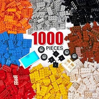 1050 Pieces Classic Building Blocks - 1.6 kg Classic Bricks Box, Compatible with Lego Plates, Basic Building Bricks Set, Suitable for Boys and Girls from 6 Years von HIUME