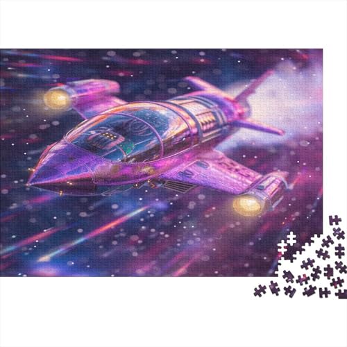 Interstellare Raumschiffe Puzzle 1000 Teile Erwachsene Puzzles Für Erwachsene Klassische Puzzles 1000 Teile Erwachsene Puzzlespiel Schwer Spielzeug Erwachsene Kinder Puzzel 1000pcs (75x50c von HIWQCGTAS