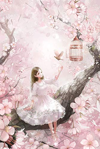 HIZLJJ Jigsaw Puzzles 1000 Teile Puzzle für Erwachsene - Sakura Maiden Jigsaw Puzzle von HIZLJJ