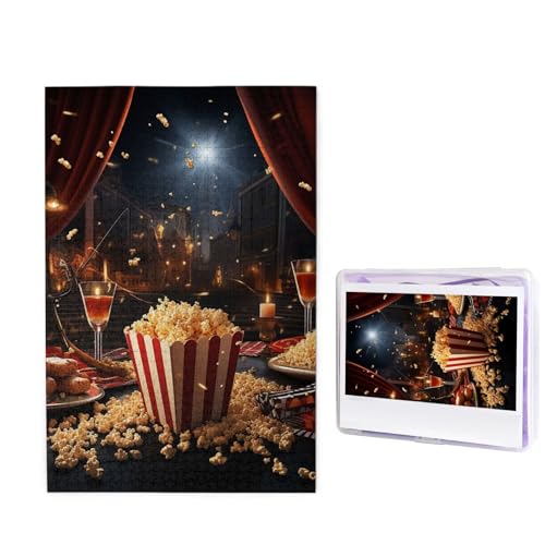 Puzzle Puzzle 1000 Teile Holzpuzzle für Erwachsene Benutzerdefinierte Puzzles Personalisierte Bilderpuzzles Filmabend Party Hochzeit Puzzle für Geburtstag Familie von HJBNW