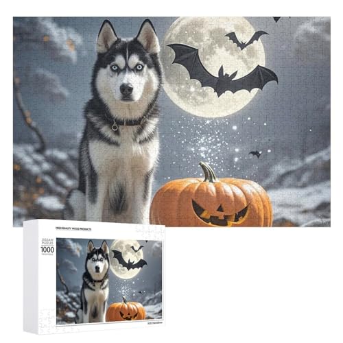 Hunde-Puzzles für Erwachsene, personalisiertes Puzzle, herausforderndes Bild, Holzfotos, Puzzle mit Aufbewahrungstasche, Familientreffen, Puzzle für Hochzeitsgeschenk von HJKBCV