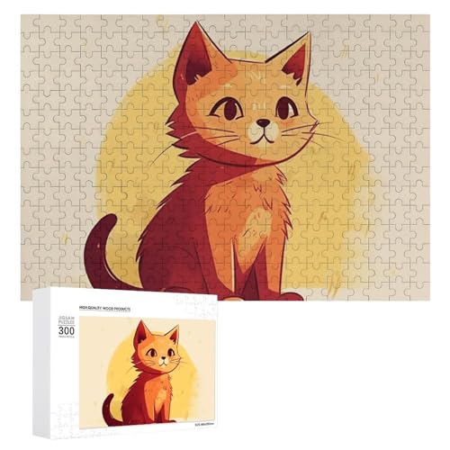 Katzen-Puzzles für Erwachsene, personalisiertes Puzzle, herausforderndes Bild, Holzfotos, Puzzle mit Aufbewahrungstasche, Familientreffen, Puzzle für Hochzeitsgeschenk von HJKBCV