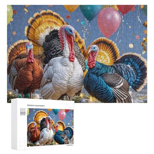 Lustige Türkei-Party-Puzzles für Erwachsene, personalisiertes Puzzle, herausforderndes Bild, Holzfotos, Puzzle mit Aufbewahrungstasche, Familientreffen, Puzzle für Hochzeitsgeschenk von HJKBCV