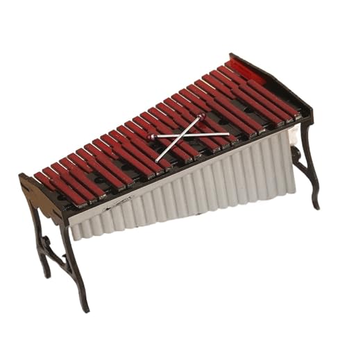 Miniatur Musikinstrument Modell Xylophon-Modell-Ornamente Mini-Musikinstrumente Percussion-Ornamente Miniatur-Kunsthandwerk Geschenke Aus Holz von HJKLBGT