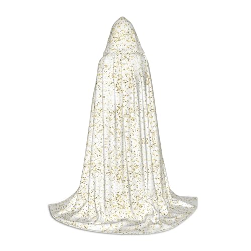 HJLUUFT Spart verträumter Kapuzenumhang mit Sternen und Punkten, Renaissance-Umhang für Damen und Herren, mittelalterliches Ritter-Outfit, Gothic, Uni HJLUUFT Spart verträumter Kapuzenumhang mit Sternen und Punkten, Renaissance-Umhang für Damen und Herren, mittelalterliches Ritter-Outfit, Gothic, Uni von HJLUUFT