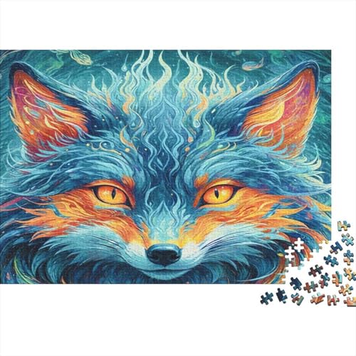 Puzzle 1000 Teile,Puzzle Erwachsene, Impossible Puzzle, Familienherausforderungsspiel, Holz Puzzle Anime Fuchs Puzzle Cartoon 1000pcs 75x50cm Wanddekoration Puzzle von HKHKSJJF