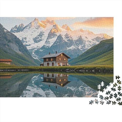 Puzzle 1000 Teile,Puzzle Erwachsene, Impossible Puzzle, Familienherausforderungsspiel, Holz Puzzle Landschaft Puzzle Schön 1000pcs 75x50cm Wanddekoration Puzzle von HKHKSJJF