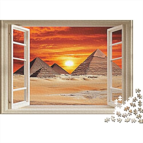 Puzzle 1000 Teile,Puzzle Erwachsene, Impossible Puzzle, Familienherausforderungsspiel, Holz Puzzle Sonnenuntergang Puzzle Landschaft 1000pcs 75x50cm Wanddekoration Puzzle von HKHKSJJF