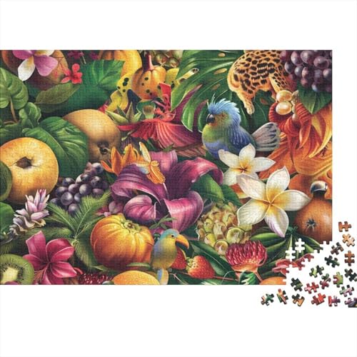 Puzzle 1000 Teile,Puzzle Erwachsene, Impossible Puzzle, Familienherausforderungsspiel, Holz Puzzle Tropische Früchte Puzzle Witzig 1000pcs 75x50cm Wanddekoration Puzzle von HKHKSJJF