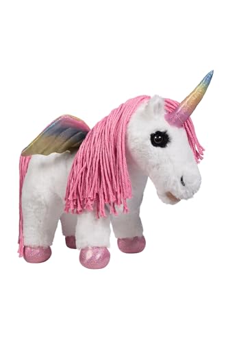 HKM Cuddle Pony -Unicorn- mit schimmerndem Horn und Flügeln von HKM