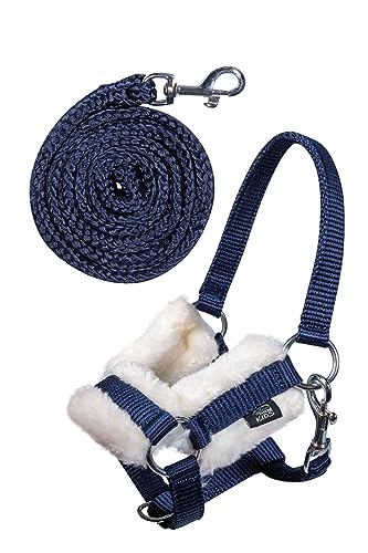 HKM SPORTS EQUIPMENT Hobby Horse Halfterset (Navy) von HKM