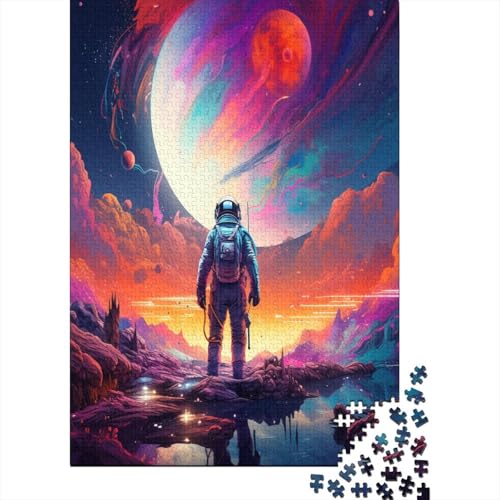 Astronaut Puzzlespiel 1000 Teile Für Erwachsene, Einzigartige Kunstwerke Und Vorlage - Geburtstagsgeschenk - Spaßige Puzzles Mit Überraschung Von Puzzle in A Bag Puzzel 1000pcs (75x50cm) von HKRYWTSQE