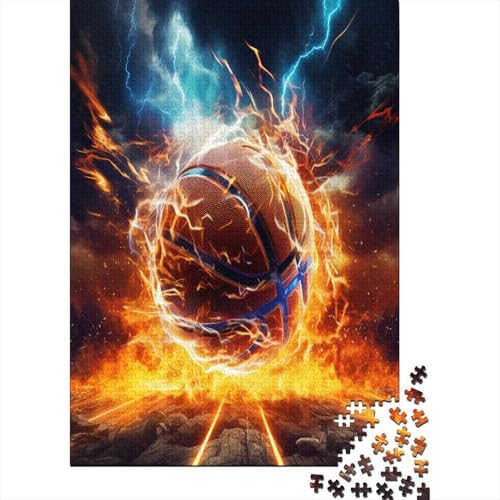 Basketball Puzzle 1000 Teile Erwachsener Kniffel Spaß Für Die Ganze Familie - Abwechslungsreiche 1000 Puzzleteilige Motive Puzzle Erwachsene, Puzzel 1000pcs (75x50cm) von HKRYWTSQE