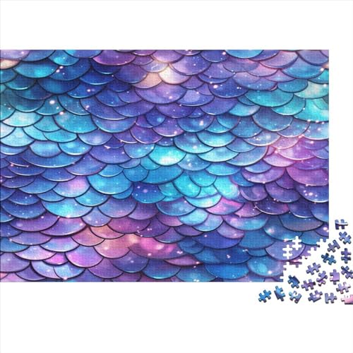 Fische Scale Puzzle 1000 Teile,Puzzle Für Erwachsene, Impossible Puzzle, GesKükenlichkeitsspiel Für Die Ganze Familie,Puzzle Legespiel- Erwachsenenpuzzle Puzzel 1000pcs (75x50cm) von HKRYWTSQE