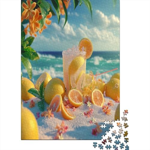 Fruchtsaft Puzzlespiel 1000 Teile Puzzle Für Erwachsene Und Kinder Ab 14 Jahren, Puzzle-Motiv Erwachsenen Puzzlespiel Puzzel 1000pcs (75x50cm) von HKRYWTSQE