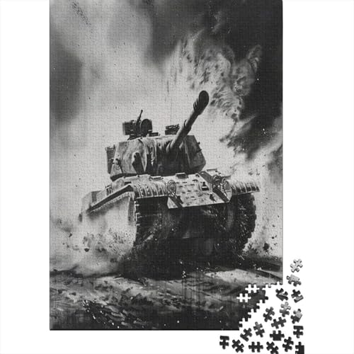 Tank Puzzle 1000 Teile Puzzle Für Erwachsene Und Kinder Ab 14 Jahren,Puzzlespiel Erwachsenen Puzzlespiel Puzzel 1000pcs (75x50cm) von HKRYWTSQE