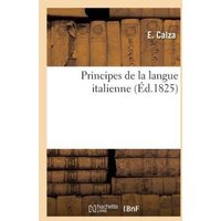 Principes de la Langue Italienne von Hachette Livre - Bnf