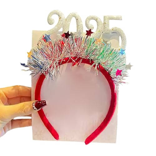 HLBEST 2025 Festtags-Stirnband mit Weihnachts-Kopfschmuck, ideal für Familienveranstaltungen, Schulaktivitäten und Fotos von HLBEST