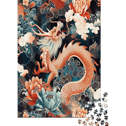 Drache Puzzle 1000 Teile Puzzle Für Erwachsene Und Kinder Ab 14 Jahren,Puzzlespiel Erwachsenen Puzzlespiel Puzzel 1000pcs (75x50cm) von HLDABDFHY