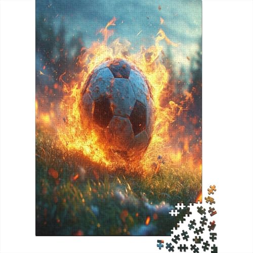 Fußball Puzzle 1000 Teile - Puzzle Für Erwachsene, Puzzle, Puzzlespiel Erwachsenen Puzzlespiel Puzzel 1000pcs (75x50cm) von HLDABDFHY