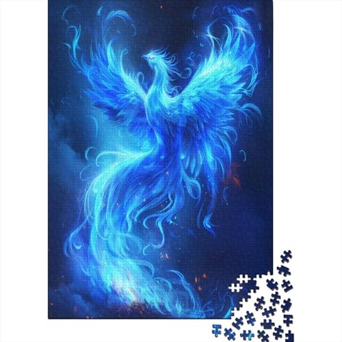 Phoenix Puzzle 1000 Teile,Puzzle Für Erwachsene, Impossible Puzzle,Puzzle Farbenfrohes Legespiel,GesKükenlichkeitsspiel Für Die Ganze Familie Puzzel 1000pcs (75x50cm) von HLDABDFHY