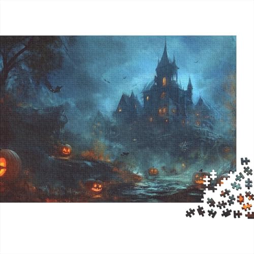 Puzzle Erwachsene Geschenk Lernspiel geeignet für Kinder ab 12 Jahren, europäische und amerikanische Schlösser, Halloween Historische Figuren der Unterwasserwelt Fußballsterne der Welt Weihnachtsmann von HLDABDFHY