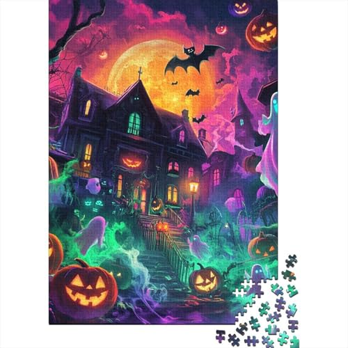 Puzzle Erwachsene Geschenk Lernspiel geeignet für Kinder ab 12 Jahren, europäische und amerikanische Schlösser, Halloween Historische Figuren der Unterwasserwelt Fußballsterne der Welt Weihnachtsmann von HLDABDFHY