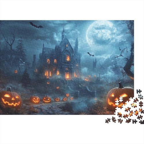 Puzzle Erwachsene Geschenk Lernspiel geeignet für Kinder ab 12 Jahren, europäische und amerikanische Schlösser, Halloween Historische Figuren der Unterwasserwelt Fußballsterne der Welt Weihnachtsmann von HLDABDFHY