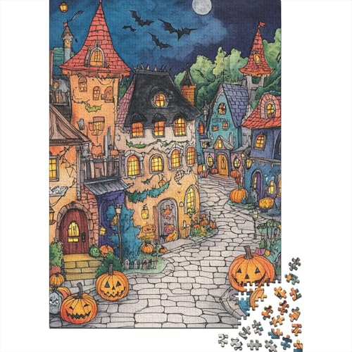 Puzzle Erwachsene Geschenk Lernspiel geeignet für Kinder ab 12 Jahren, europäische und amerikanische Schlösser, Halloween Historische Figuren der Unterwasserwelt Fußballsterne der Welt Weihnachtsmann von HLDABDFHY