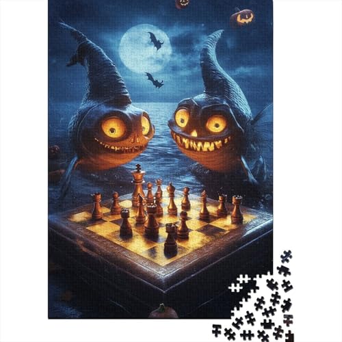 Puzzle Erwachsene Geschenk Lernspiel geeignet für Kinder ab 12 Jahren, europäische und amerikanische Schlösser, Halloween Historische Figuren der Unterwasserwelt Fußballsterne der Welt Weihnachtsmann von HLDABDFHY