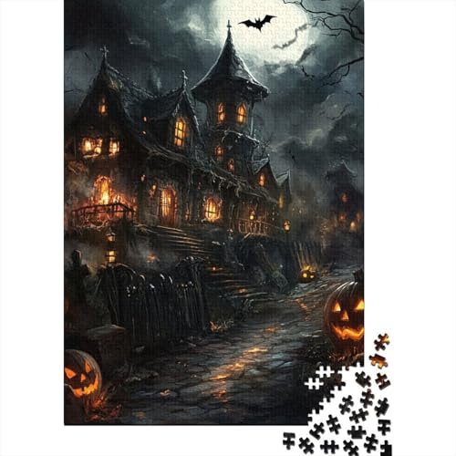 Puzzle Erwachsene Geschenk Lernspiel geeignet für Kinder ab 12 Jahren, europäische und amerikanische Schlösser, Halloween Historische Figuren der Unterwasserwelt Fußballsterne der Welt Weihnachtsmann von HLDABDFHY